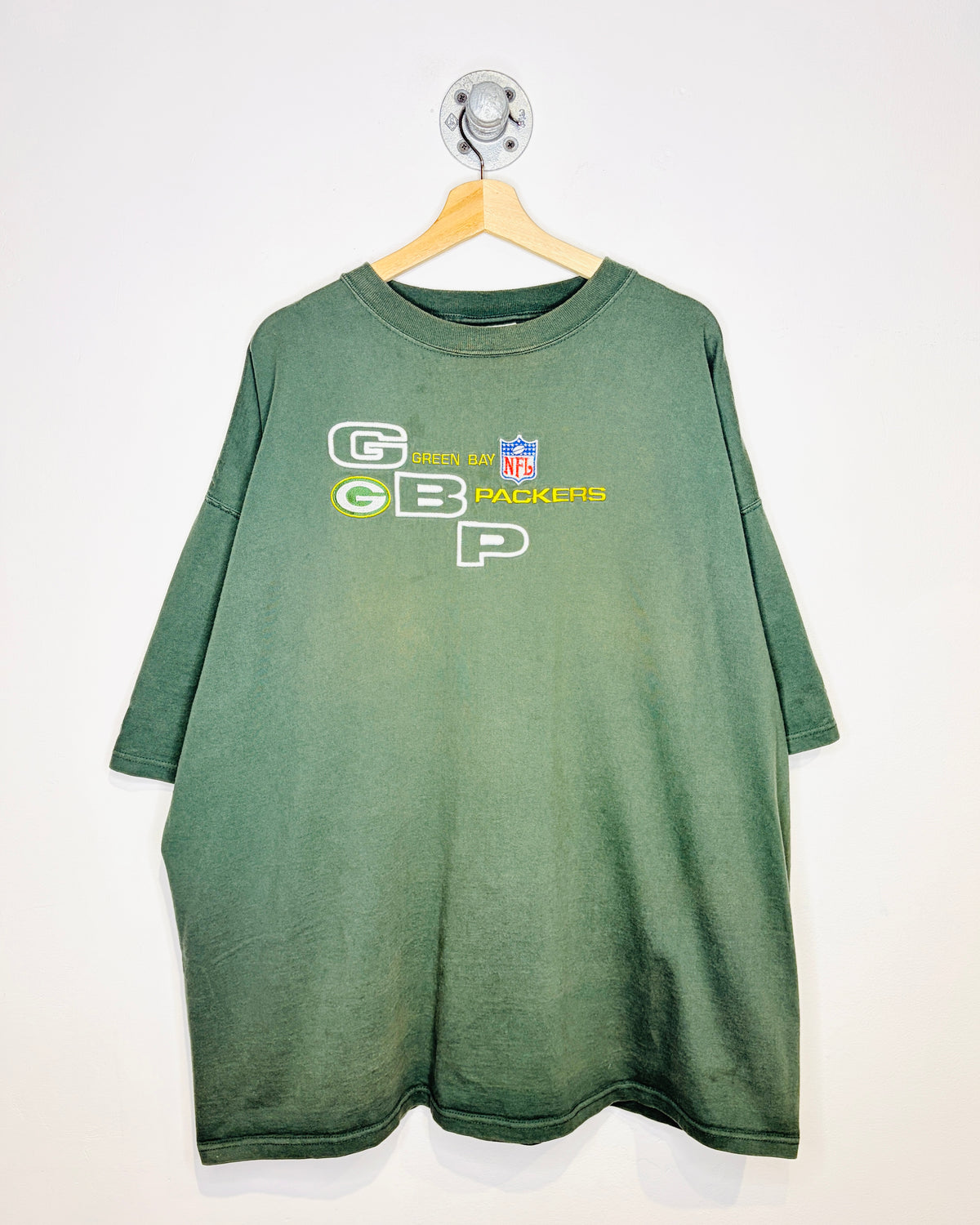 Vintage 90s Green Bay Packers Puma Green Tee Shirt