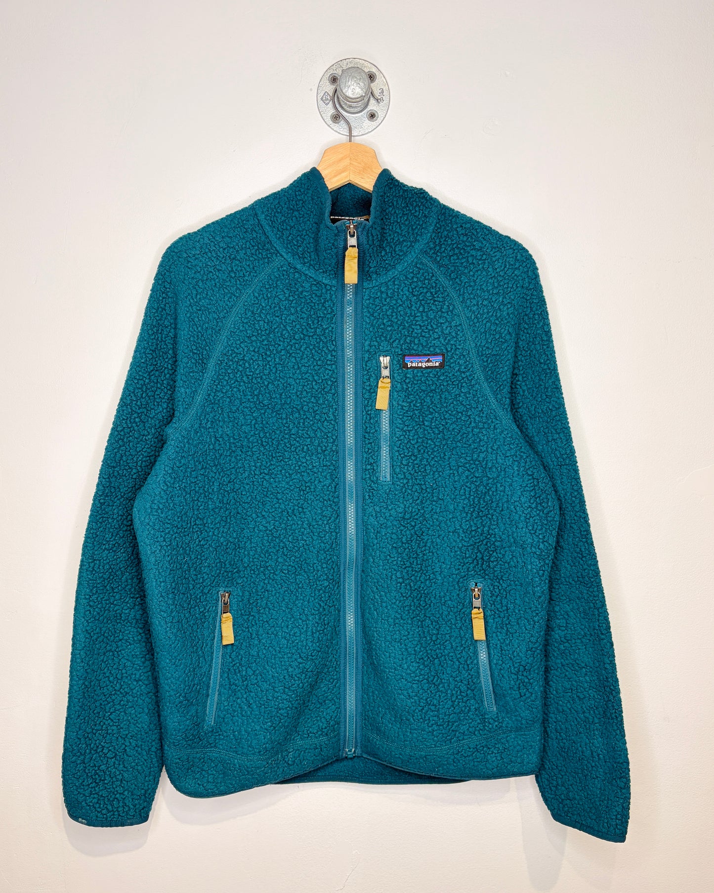 Patagonia Dark Teal Retro Pile Fleece Jacket