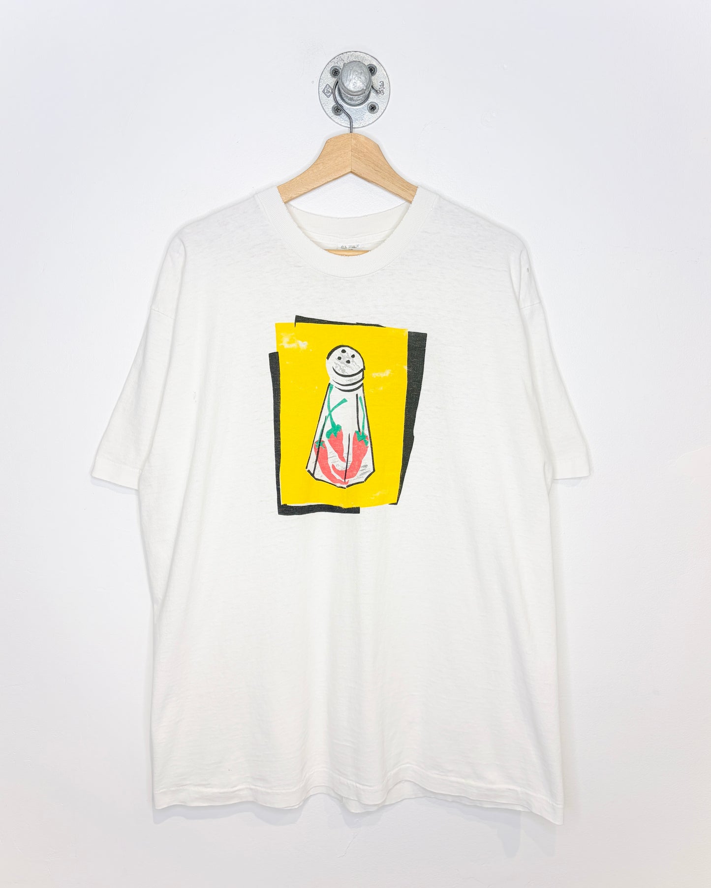 Vintage 90s Austin Grill White Tee Shirt