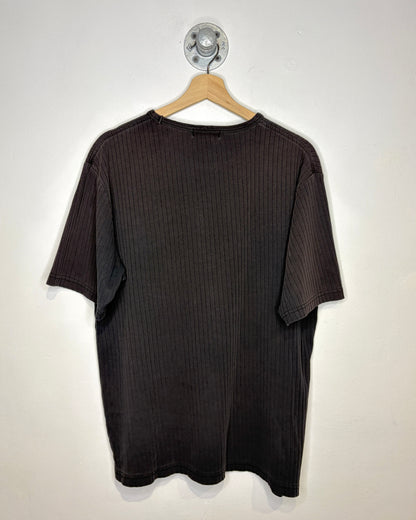 2009 Nautica Baltimore Ravens Ribbed Black Tee Shirt