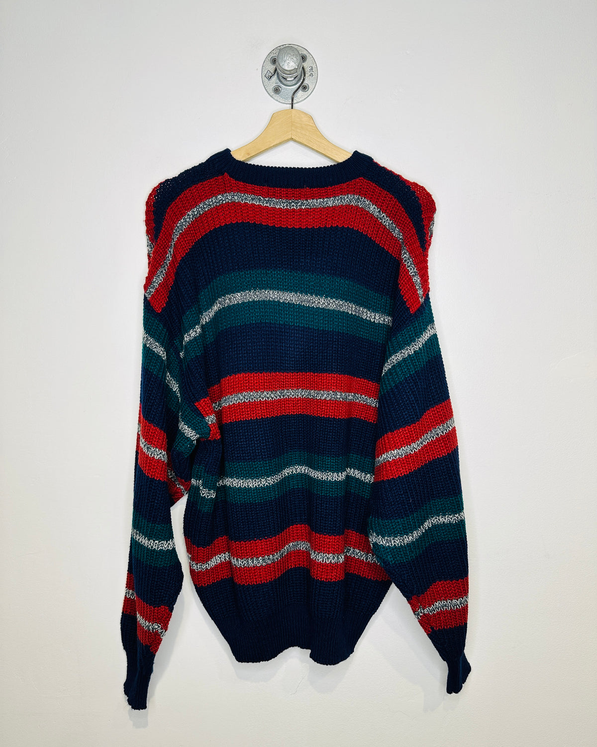 Vintage 1990s McGregor Multi Striped Acrylic Sweater