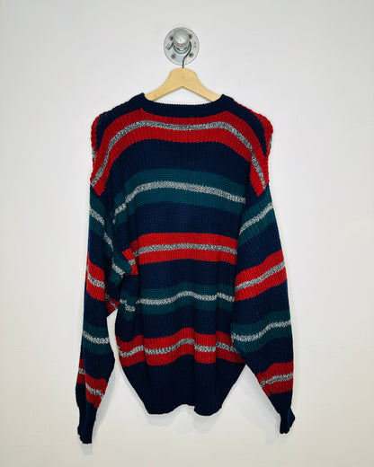 Vintage 1990s McGregor Multi Striped Acrylic Sweater