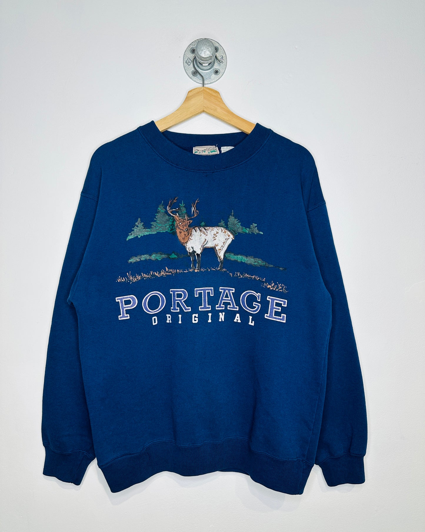 Vintage Portage Original Navy Crewneck Sweatshirt