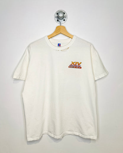 Vintage 90s Challenge Cup Relay Las Vegas White Tee Shirt