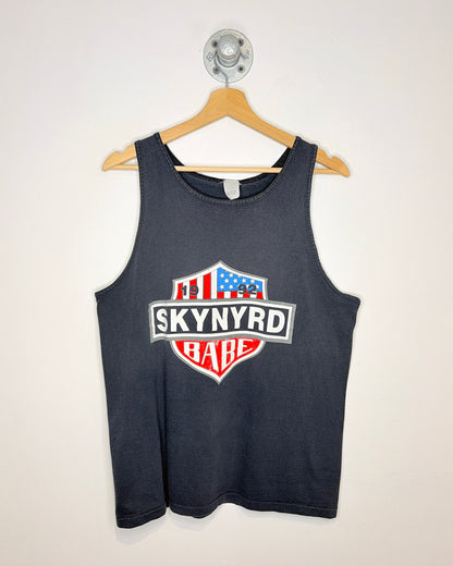 Vintage 1992 Skynyrd Babe Faded Black Tank Top