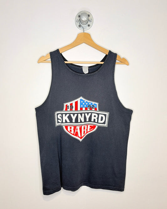 Vintage 1992 Skynyrd Babe Faded Black Tank Top