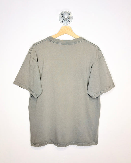 Vintage 90s Penmans Blank Faded Dark Grey Tee Shirt