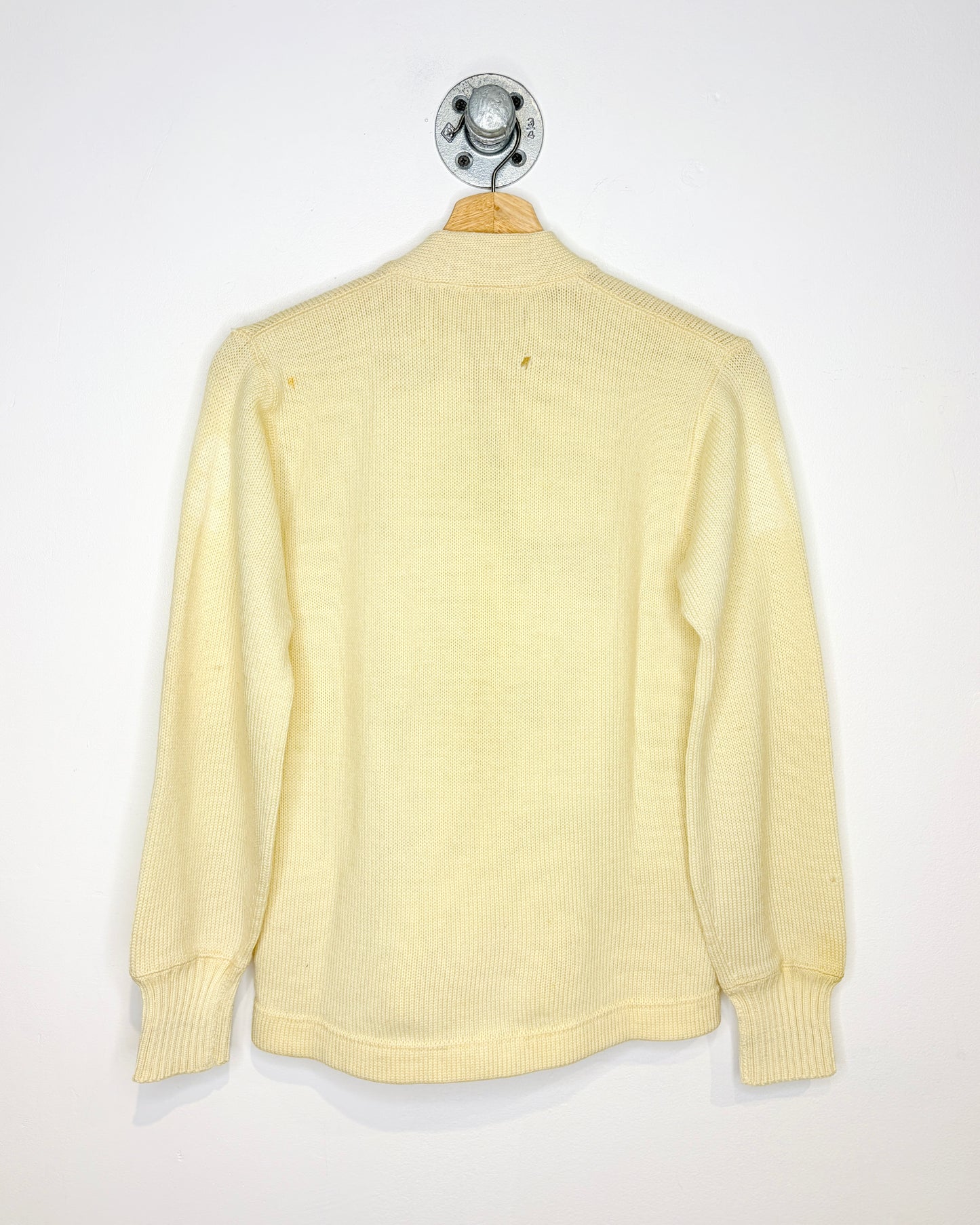 Vintage 50s/60s Tan Heavywight Cardigan
