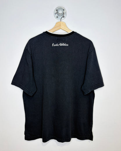 Vintage Roots Faded Black V-Neck Shirt