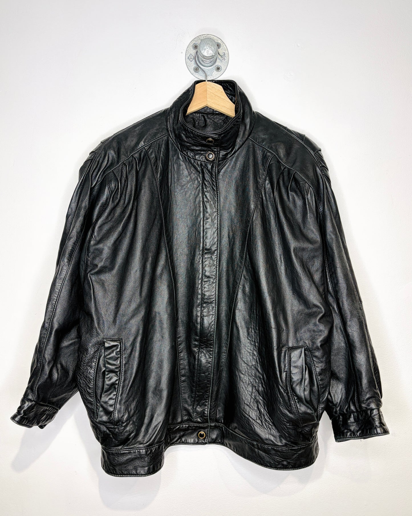 Vintage 90s Old Hide House Leather Jacket