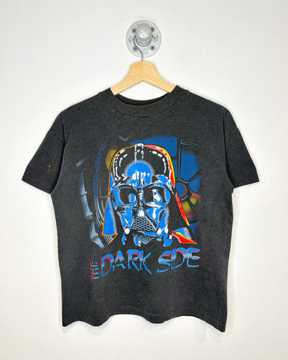 Vintage 1987 Darth Vader The Dark Side Black Tee Shirt