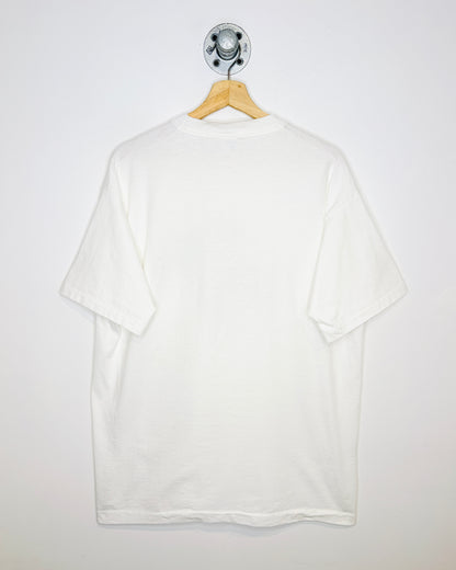 Vintage 1996 “Poetry In Motion” Horse Racing White Tee Shirt