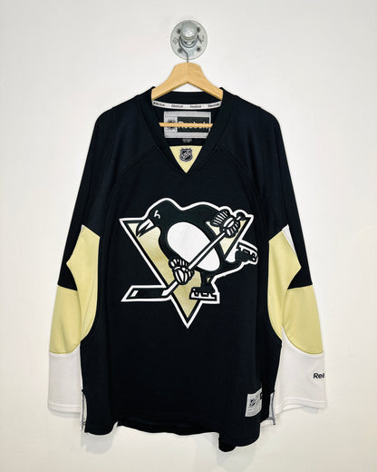 2000s Pittsburgh Penguins Black Hockey Jersey