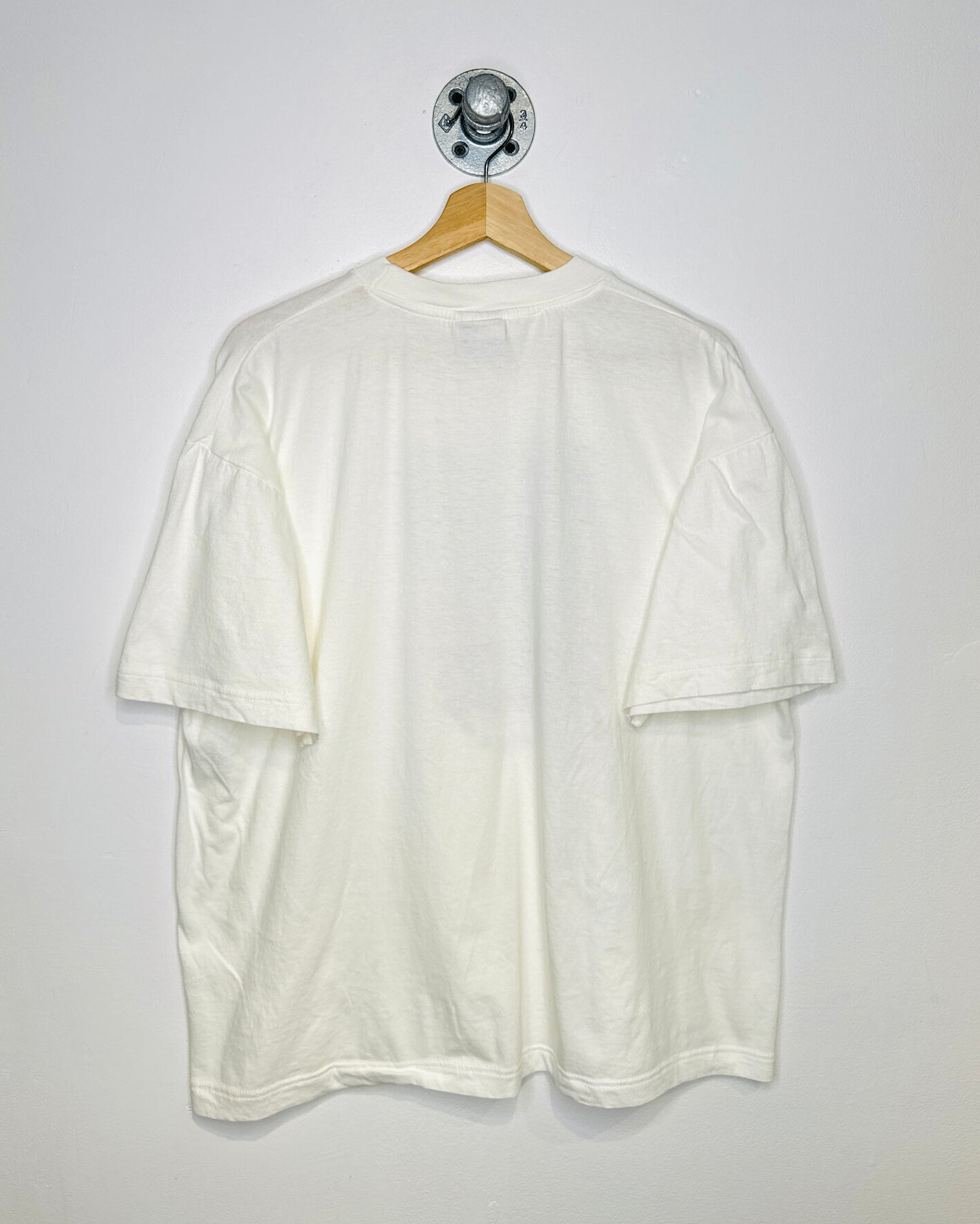 Vintage 2001 Alberta Derby Paper Thin White Tee Shirt