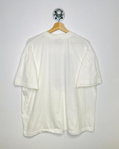 Vintage 2001 Alberta Derby Paper Thin White Tee Shirt
