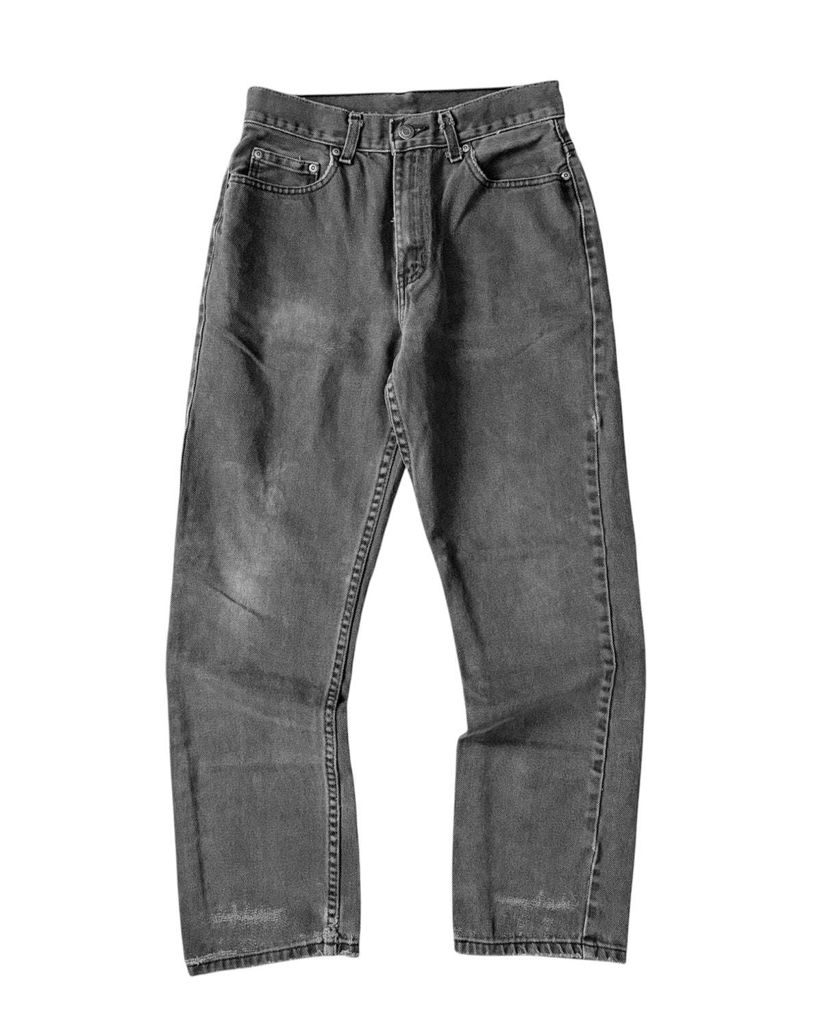 George Heavy Faded Black Washed Denim