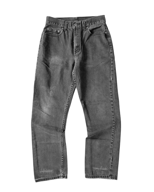 George Heavy Faded Black Washed Denim