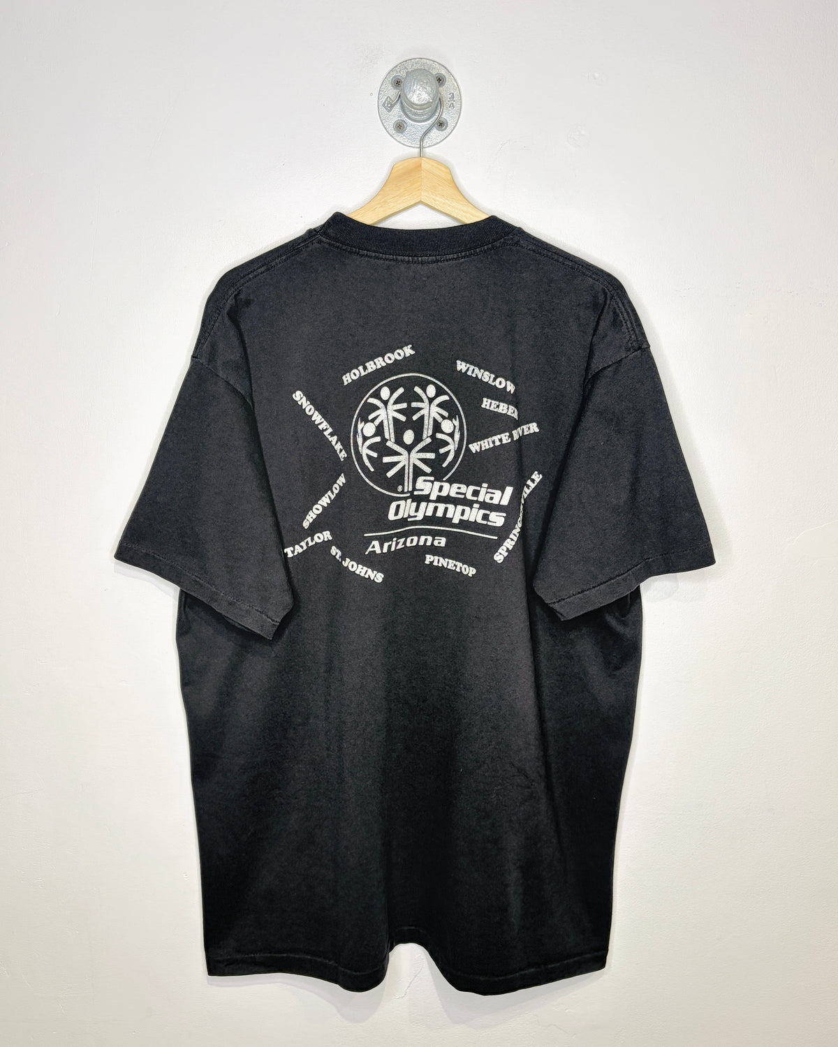 Vintage 90s Southern Navajo Special Olympics Black Tee Shirt