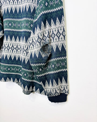 Vintage 90s West Bay Polo Club 1/4 Zip Sweater