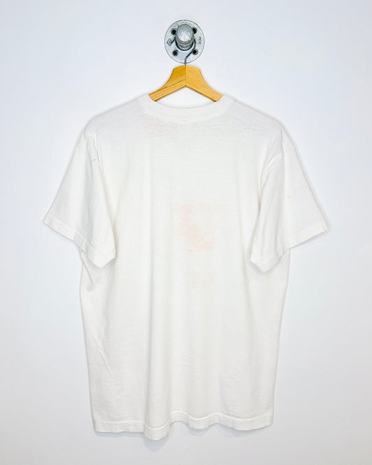 Vintage 90s Federal Express White Tee Shirt