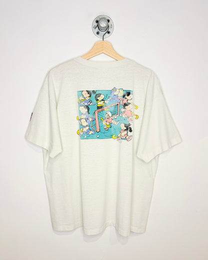 Vintage 80s/90s Humeur Design Ontario Field Hockey White Tee Shirt
