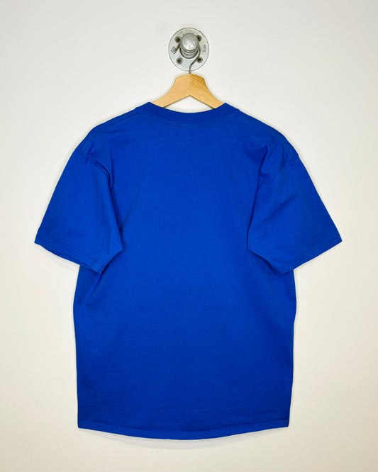 Vintage 90s Kelowna Snowmobile Club Blue Tee Shirt