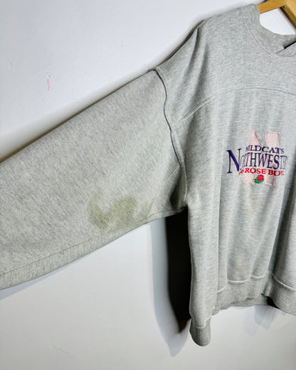 Vintage 1996 Rose Bowl Grey Crewneck Sweatshirt