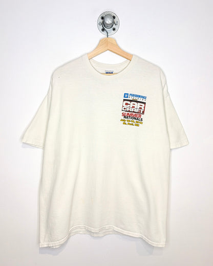 2010 Carcraft Summer Nationals White Tee Shirt