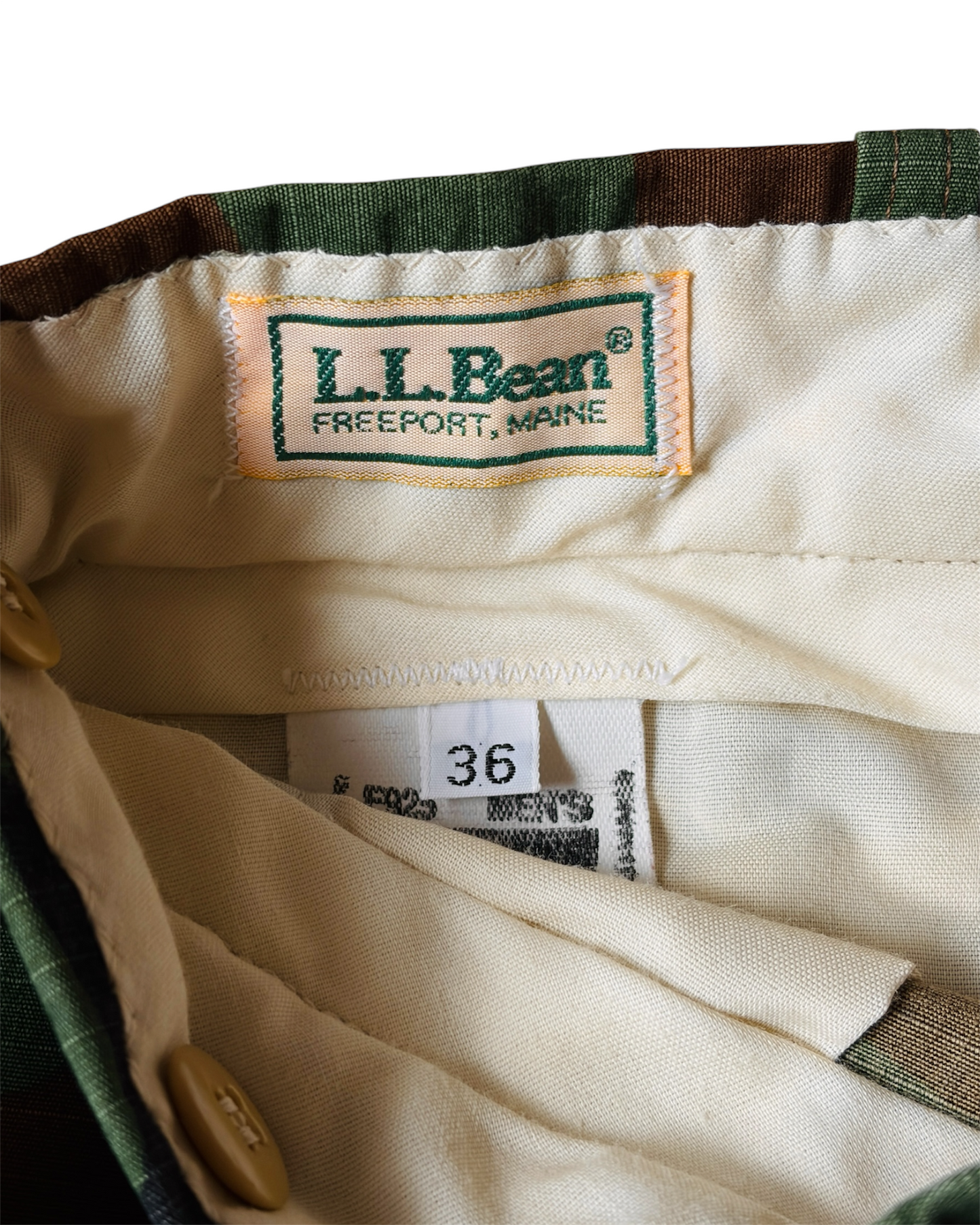 Vintage 70s L. L. Bean Camo Ripstop Pants