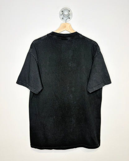 Vintage 90s CFL BC Lions Faded Black Tee Shirt