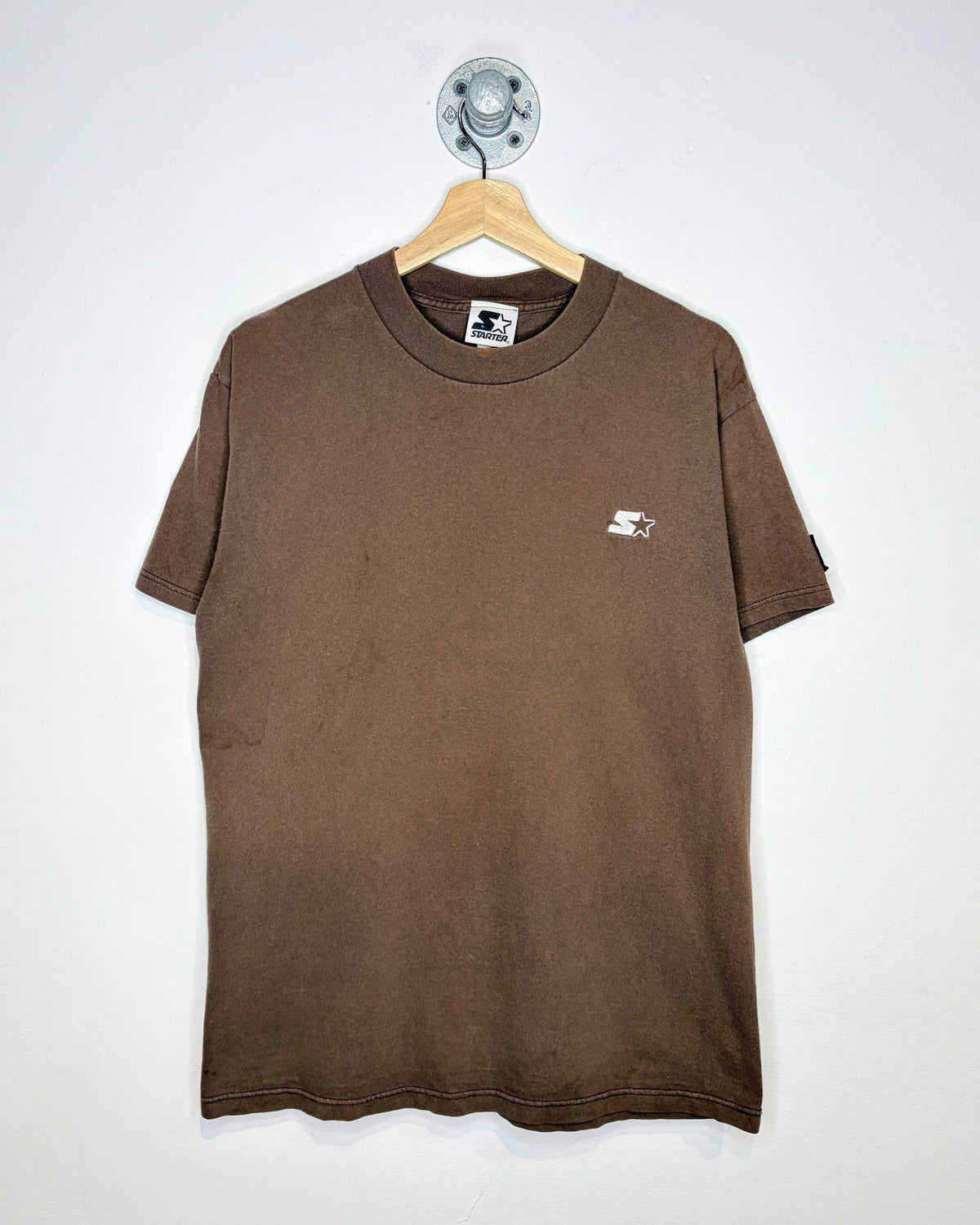 Vintage 90s Starter Faded Brown Tee Shirt