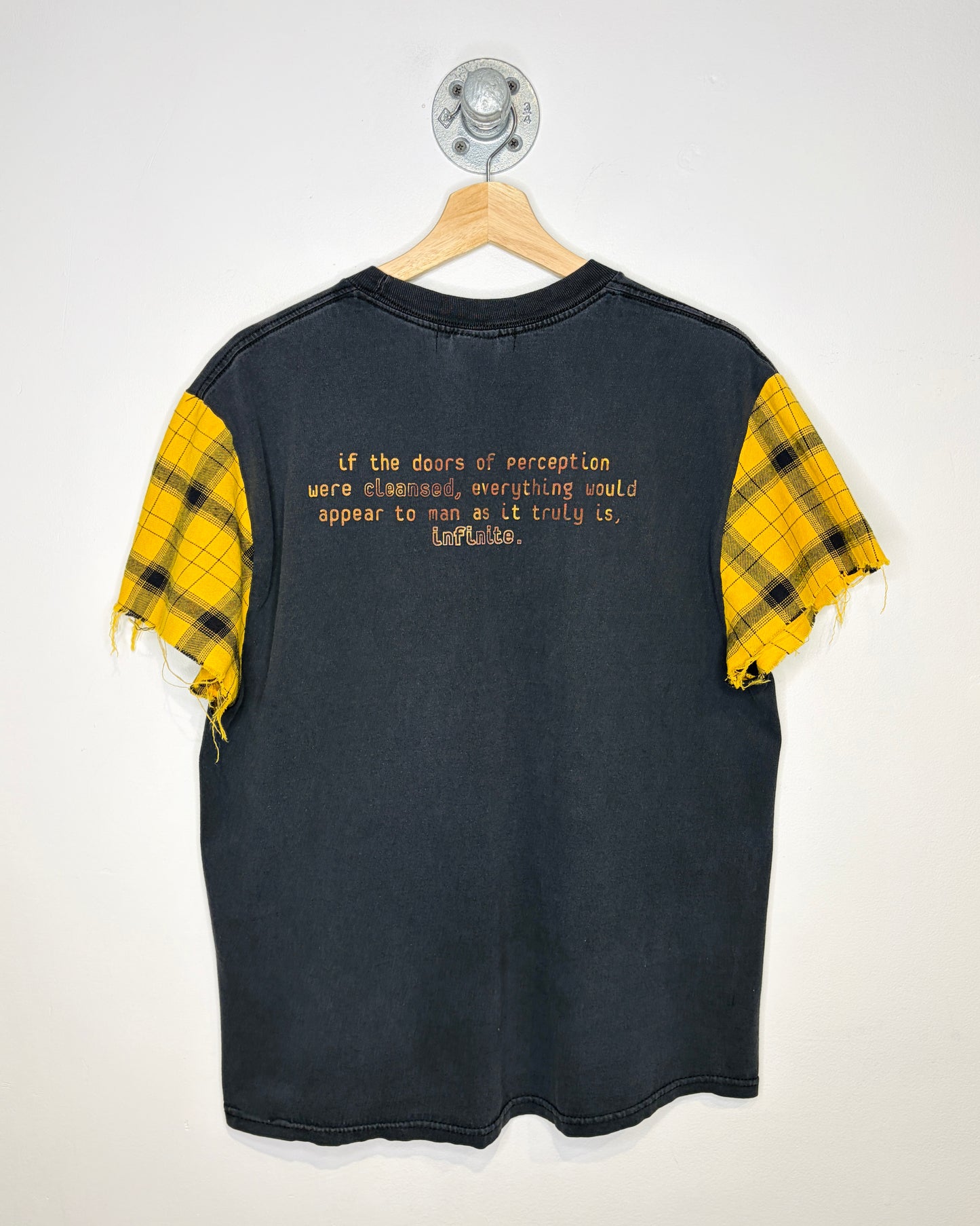 Vintage 1999 The Doors Faded Black Band Tee Shirt