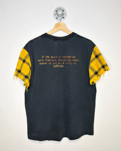 Vintage 1999 The Doors Faded Black Band Tee Shirt