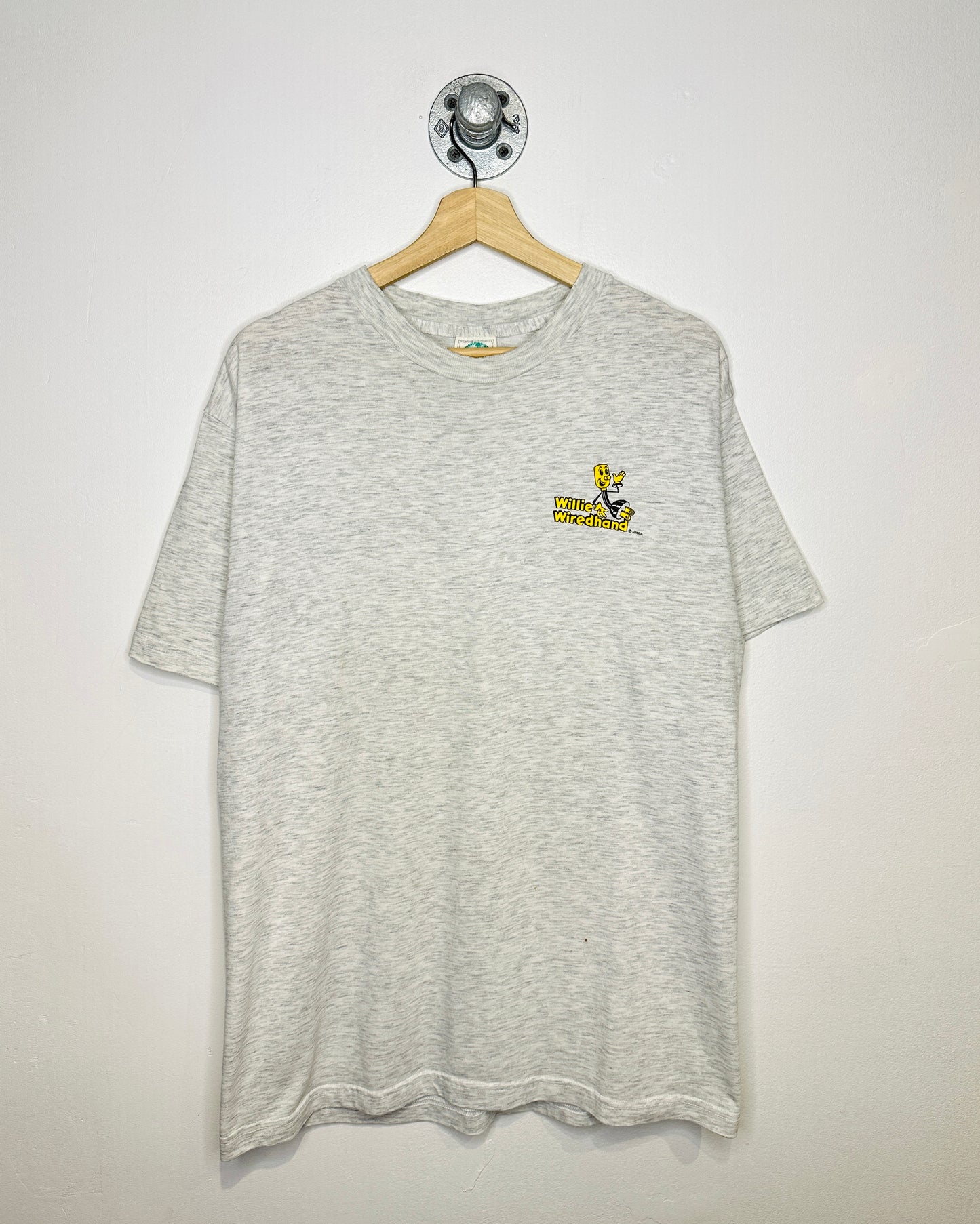 Vintage 90s Willie Wiredhand Grey Tee Shirt