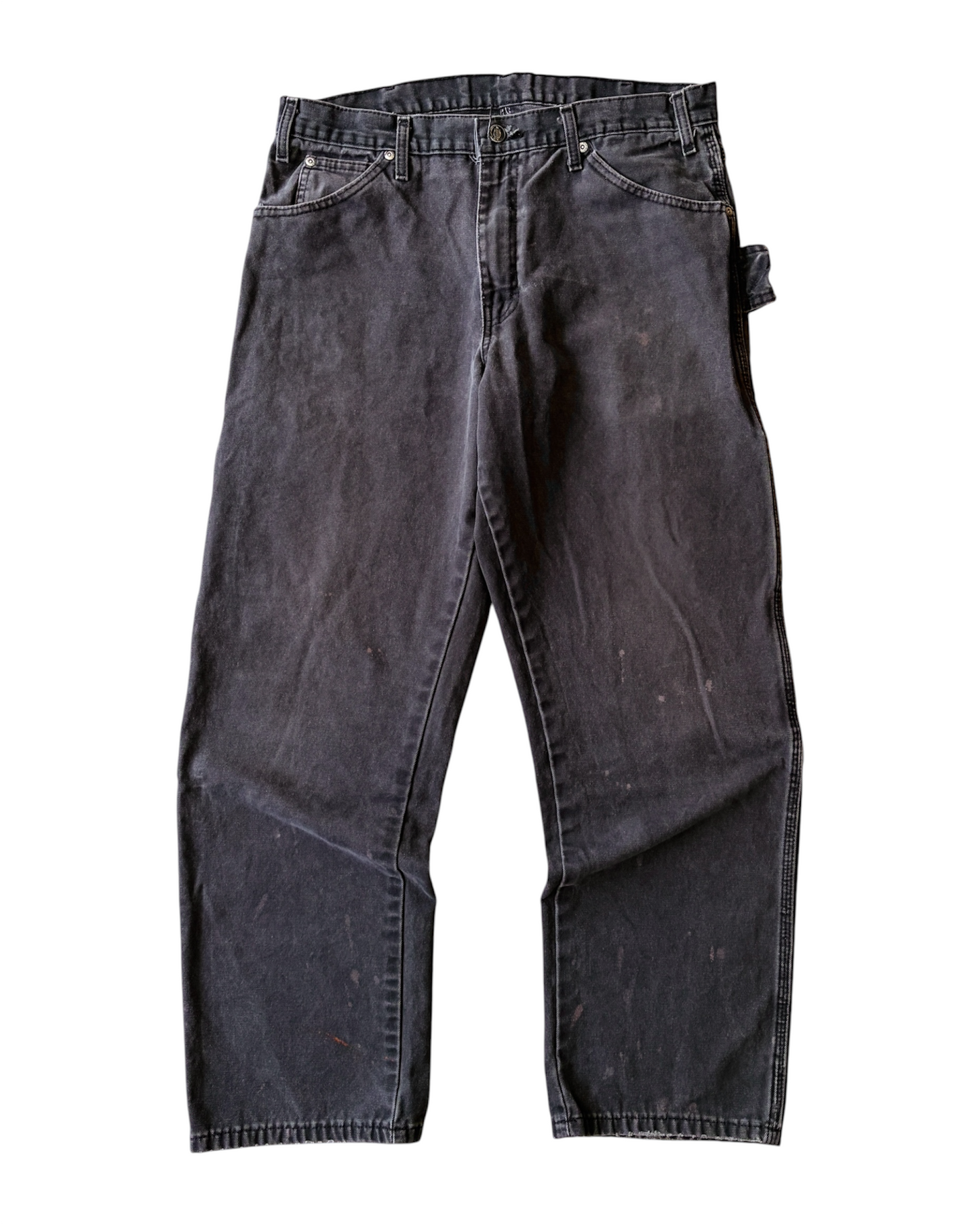 Vintage Dickies Heavily Faded Black Carpenter Pants