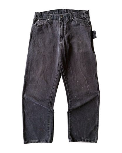 Vintage Dickies Heavily Faded Black Carpenter Pants