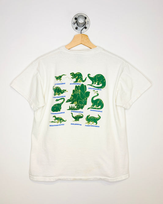 Vintage 1980s Dem Bones Vernal Utah White Tee Shirt