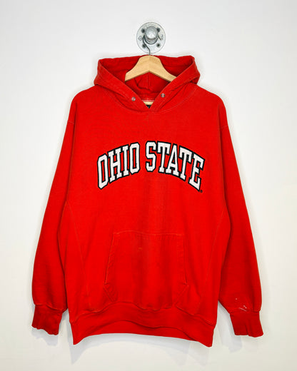 Vintage 2000s Ohio State Reverse Weave Red Hoodie