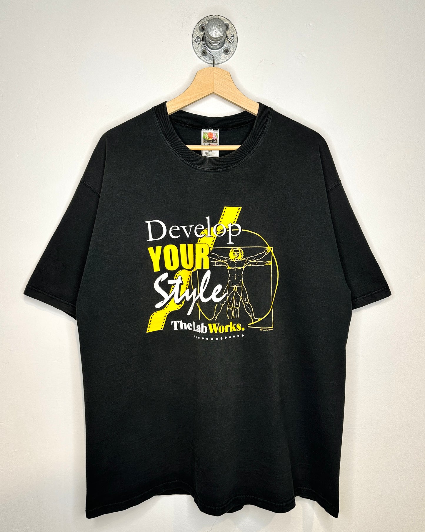 Vintage 1998 “Develop Your Style” Black Tee Shirt