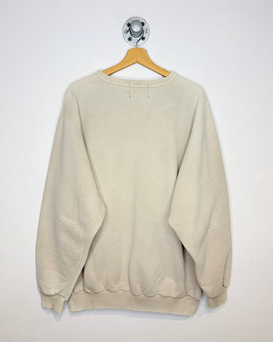 Vintage 90s Edwin Athletics Tan Crewneck Sweatshirt