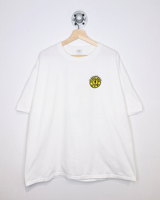 Vintage 90s Gold’s Gym Twin Falls Pocatello White Tee Shirt