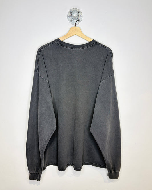 Vintage The Sportman’s Outdoor Life Faded Black Longsleeve Shirt