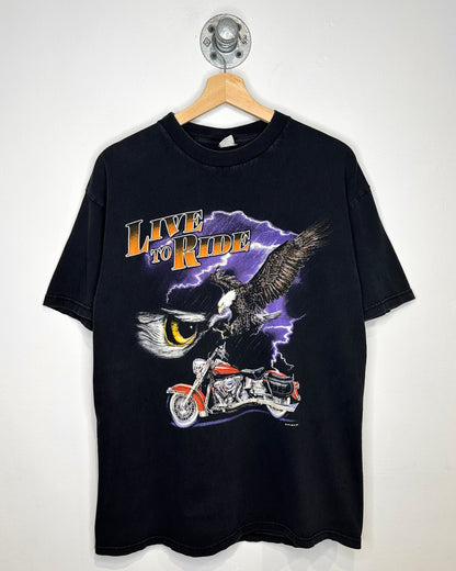 Vintage 2000 “Live To Ride” Sturgis Black Tee Shirt