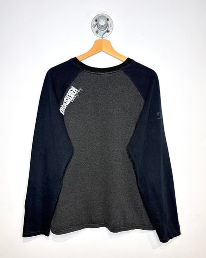 Vintage 2000s Quicksilver TwoTone Grey Longsleeve Shirt