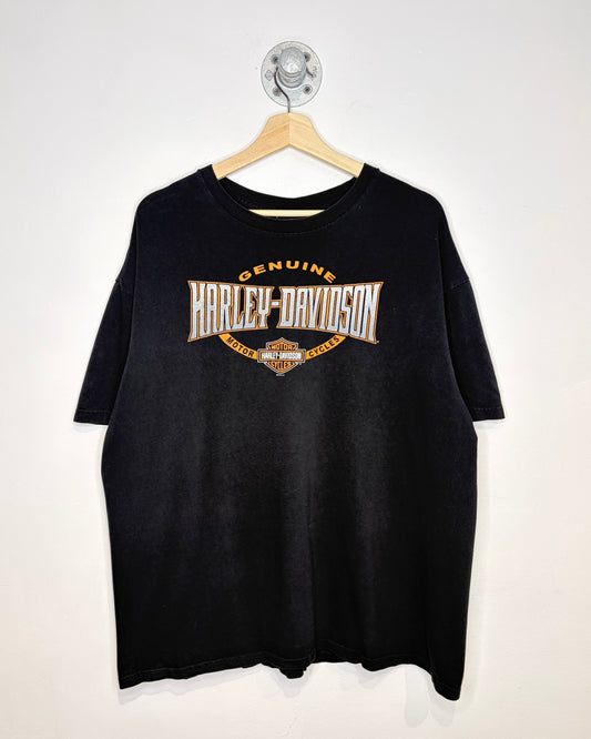 Harley Davidson Thunder Bay Ontario Black Tee Shirt