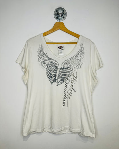 Harley Davidson Peace Country White Women’s Tee Shirt