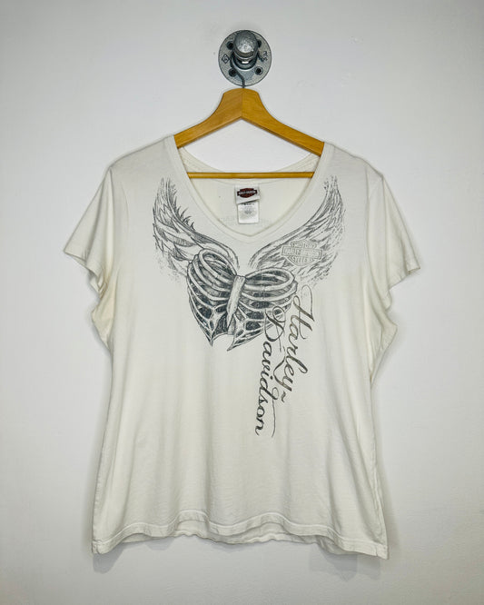 Harley Davidson Peace Country White Women’s Tee Shirt