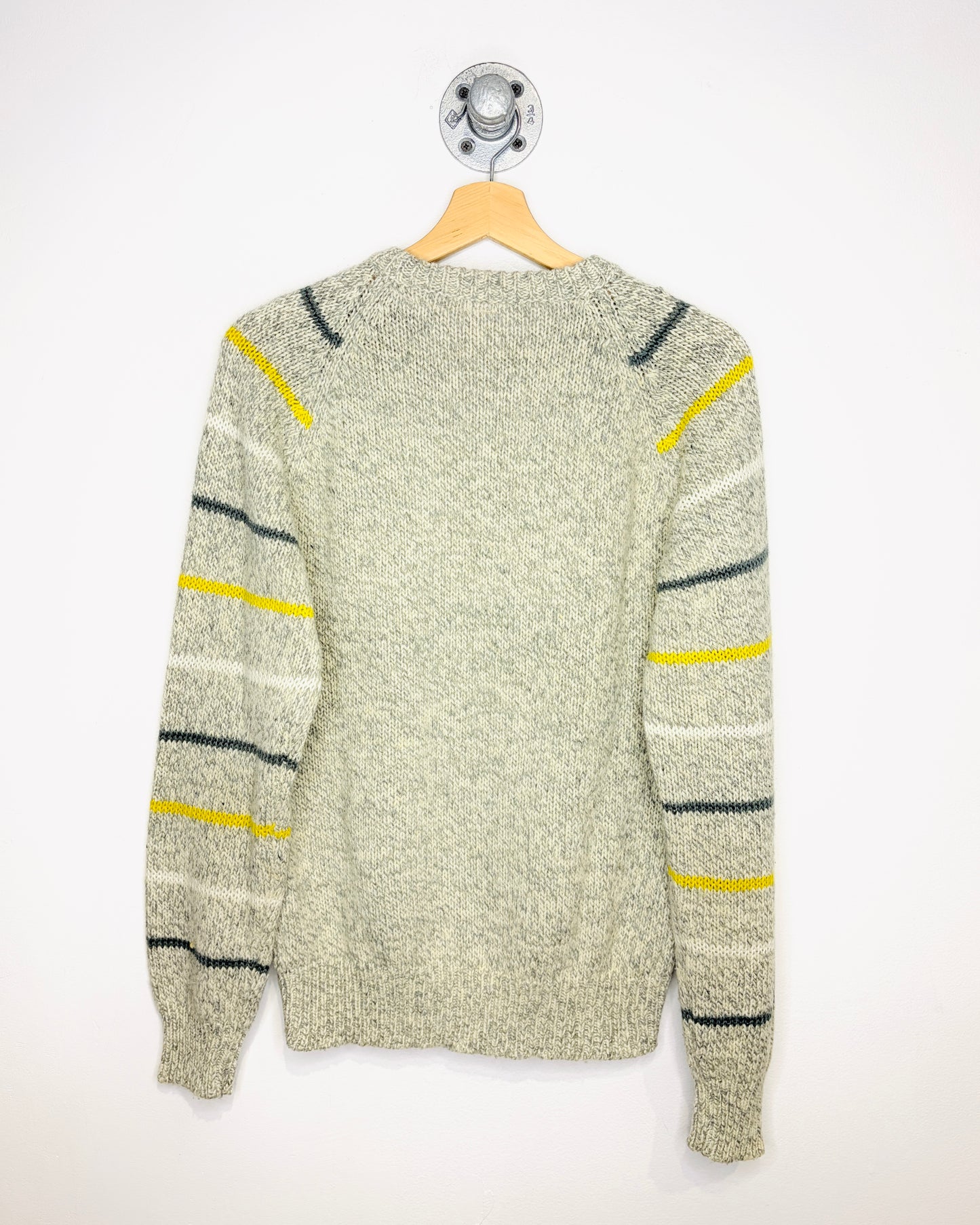 Vintage 90s Strategy Ash Grey Knit Sweater