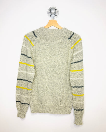 Vintage 90s Strategy Ash Grey Knit Sweater