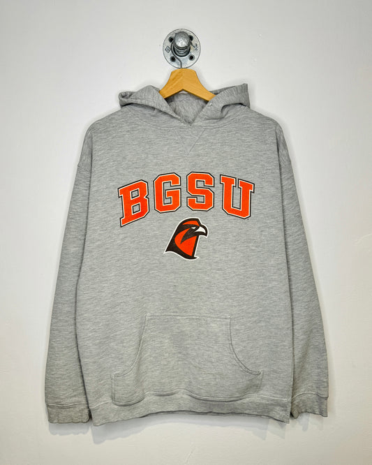 Vintage BGSU Falcons Heather Grey Hoodie